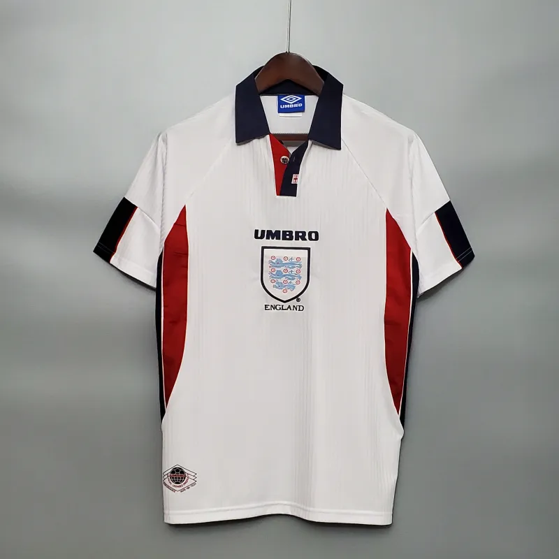 28fd8b4513 1998 England World Cup Home Retro Jersey - Image 1