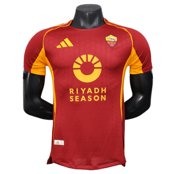 Roma Soccer Jersey Home Custom Shirt 25-26