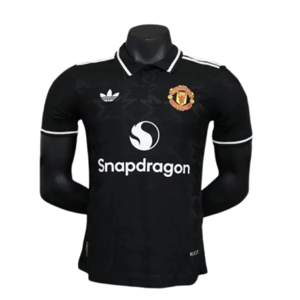 24-25 Manchester United Player Version Black POLO Shirt