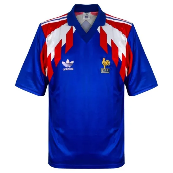 1990 France Retro Jersey Home World Cup
