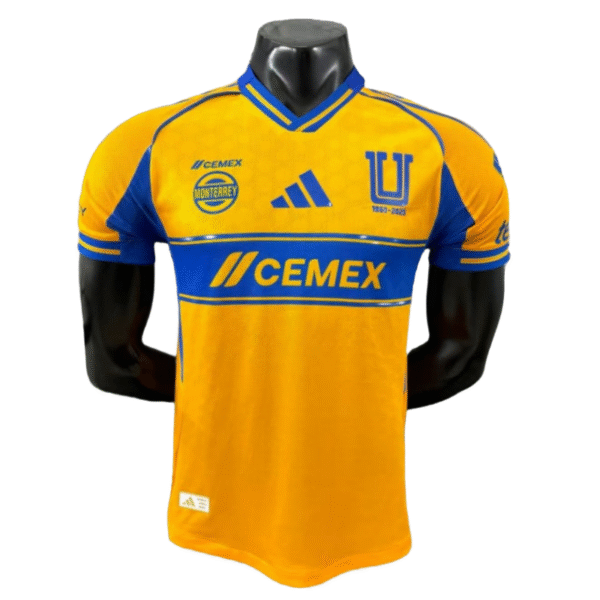 Tigres UANL Soccer jersey Home Shirt 2025-26 Player version
