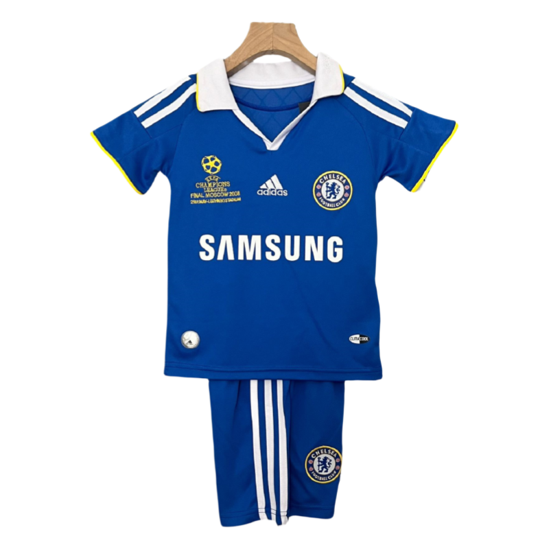 d1114b2b0e Chelsea Home Champions League Retro Kid Kits Youth Apparels Jersey 08-09 - Image 1