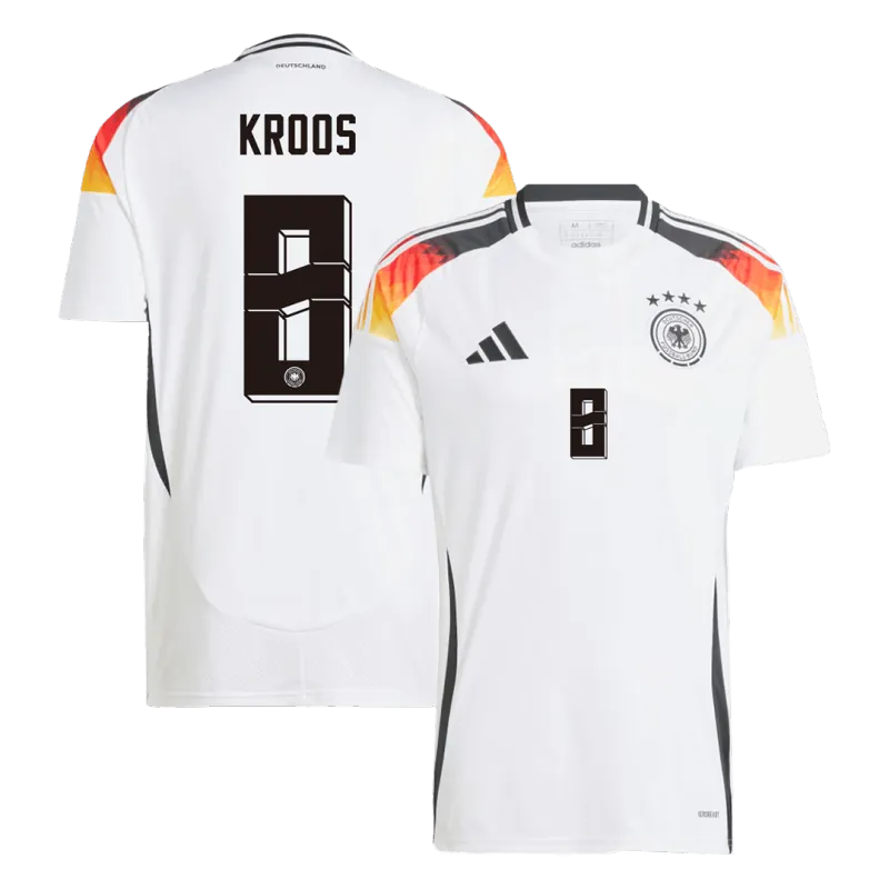 d11287e615 Germany Home KROOS #8 MUSIALA #10 HAVERTZ #7 WIRTZ #17 Jersey EURO 2024 - Image 1
