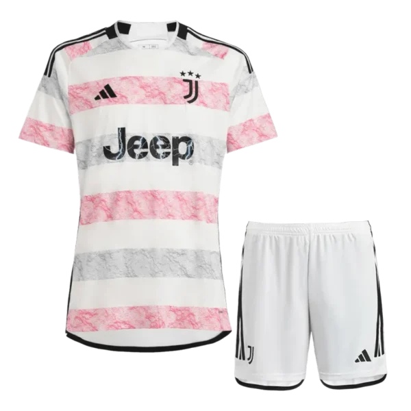 2023-24  Juventus Away Jersey Kit Jersey+Shorts